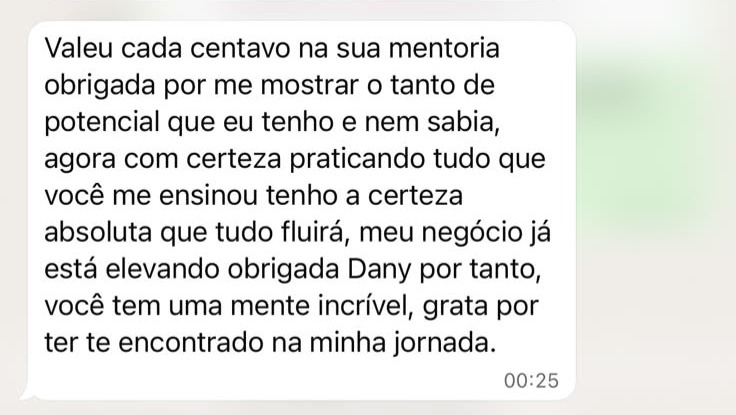 Depoimento de aluna do MDE